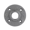 B & K 1 in. FPT  Black Malleable Iron Floor Flange