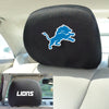 NFL - Detroit Lions  Embroidered Head Rest Cover Set - 2 Pieces