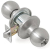 Tell Empire Satin Stainless Steel Privacy Lockset 1-3/4 in.