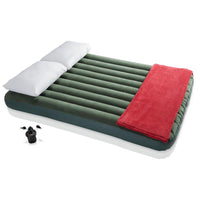 Intex Green Queen Air Mattress 10 H x 60 W x 80 D in. with Pump