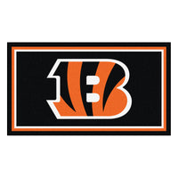 NFL - Cincinnati Bengals 3ft. x 5ft. Plush Area Rug