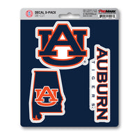 Auburn University 3 Piece Decal Sticker Set