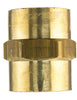 Pipe Fittings, Brass Coupling, Lead Free, 3/8-In.