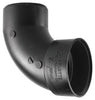 Charlotte Pipe 2 in. Hub X 2 in. D Spigot ABS 90 Degree Elbow