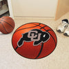 University of Colorado Basketball Rug - 27in. Diameter