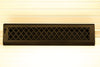 Steelcrest Designer 24-Inch Oil-Rubbed Bronze Baseboard Vent With Air-Volume Damper & Concealed Mounting Holes