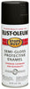 Rust-Oleum Stops Rust Semi-Gloss Black Spray Paint 12 oz. (Pack of 6)