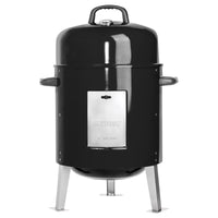 Masterbuilt Charcoal/Wood Black 1 BTU Bullet Smoker 19.13 D x 31.5 H in.