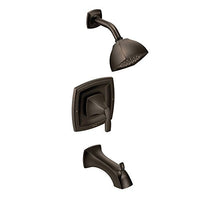 Oil rubbed bronze Posi-Temp(R) tub/shower