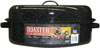 Columbian Home Graniteware Porcelain Enamel Covered Roaster 15 Black (Pack of 2)