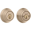 Kwikset Antique Brass Metal Double Cylinder Deadbolt