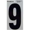 Hillman 5 in. Reflective Black Mylar Self-Adhesive Number 9 1 pc (Pack of 6)