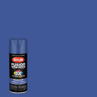 Krylon Fusion All-In-One Gloss Blue Hyacinth Paint + Primer Spray Paint 12 oz (Pack of 6).