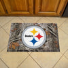 NFL - Pittsburgh Steelers Camo Rubber Scraper Door Mat