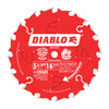 Diablo 5-3/8 in. D X 10 mm TiCo Hi-Density Carbide Trim Saw Blade 16 teeth 1 pk