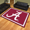 University of Alabama 8ft. x 10 ft. Plush Area Rug