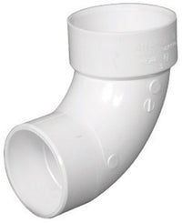 Charlotte Pipe Schedule 40 2 in. Hub X 2 in. D Spigot PVC 90 Degree Street Elbow 1 pk