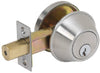 Tell Satin Nickel Steel Double Cylinder Deadbolt