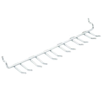 National Hardware Zinc Plated Silver Steel Tool Holder Peg Hooks (Pack of 6)