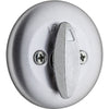 Kwikset Satin Chrome Metal Deadbolt