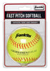 Franklin Fast Pitch Yellow Synthetic Softballs 12 in. 1 pk