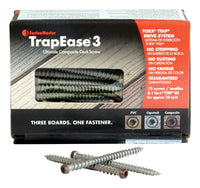 FastenMaster TrapEase 3 No. 10 X 2-1/2 in. L Madeira Torx TTAP Flat Head Composite Deck Screws 75 pc