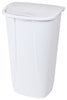 Sterilite 11 gal White Plastic SwingTop Locking Wastebasket (Pack of 6)