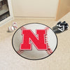 University of Nebraska Baseball Rug - 27in. Diameter