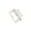 National Hardware 3 in. L Satin Nickel Surface-Mounted Hinge (Pack of 5)