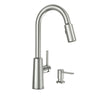 Moen Nori One Handle Stainless Steel Pull-Down Kitchen Faucet