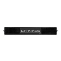 NHL - Los Angeles Kings Bar Mat - 3.25in. x 24in.