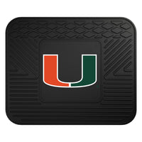 University of Miami Back Seat Car Mat - 14in. x 17in.