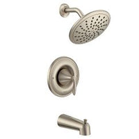 Brushed nickel Posi-Temp(R) tub/shower