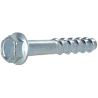 Hillman Screw-Bolt+ 1/2 in. Dia. x 4 in. L Steel Hex Head Concrete Screw Anchor 10 pk