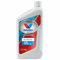 Valvoline SAE 30 4 Cycle Engine Multi Grade Motor Oil 1 qt (Pack of 6)