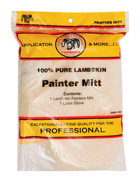 Linzer 7 in. W Yellow Lambskin Painter's Mitt