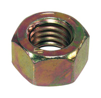 Hillman 7/8 in. Zinc Dichromate Steel USS Hex Nut 10 pk