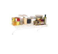 Rubbermaid White Steel Epoxy-Coated Heavy Duty Tight Mesh Shelf Kit 16 in. x 3 ft.