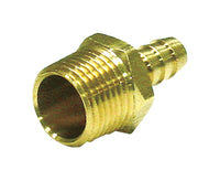 JMF Brass 3/8 in. Dia. x 3/8 in. Dia. Adapter 1 pk Yellow (Pack of 5)