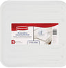 Rubbermaid 15.3 in. L X 14.3 in. W X 1.3 in. H White Plastic Dish Drainer