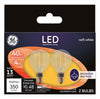 GE G16 E12 (Candelabra) LED Bulb Soft White 40 Watt Equivalence (Pack of 6)