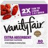 Vanity Fair Napkins 80 sheet 2 ply 80 pk (Pack of 12)