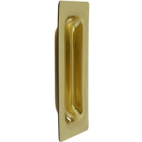 National Hardware 3-1/4 in. L Bright Brass Gold Steel Flush Pull (Pack of 5).