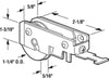 Prime-Line 1-1/4 in. D X 5/16 in. L Steel Pocket Door Roller Assembly 1 pk