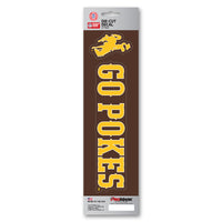 University of Wyoming 2 Piece Decal Sticker Set