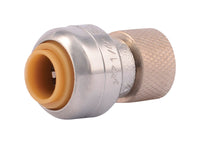 SharkBite 1/4 in. PTC X 3/8 in. Compression Brass Stop Valve Connector