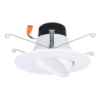 Halo LA5 Series Matte Warm White 5/6 in. W LED Adjustable Retrofit Kit 7.2 W