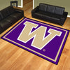 University of Washington 8ft. x 10 ft. Plush Area Rug