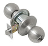 Tell Empire Satin Stainless Steel Privacy Lockset 1-3/4 in.