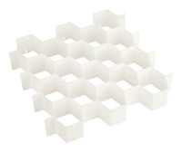 Honey-Can-Do 2.7 in. H X 13.4 in. W X 15 in. D Plastic Adjustable Drawer Organizer